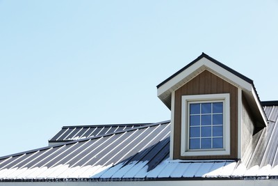 metal roof with dormers