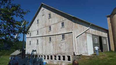 old barn ready to be painted repainted