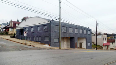 old armory building before being painted Butler PA