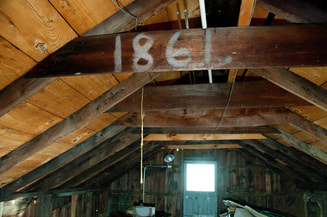Barn with high rafters